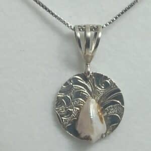 LPP11D Lake Pepin Pearl Sterling Silver Pendant