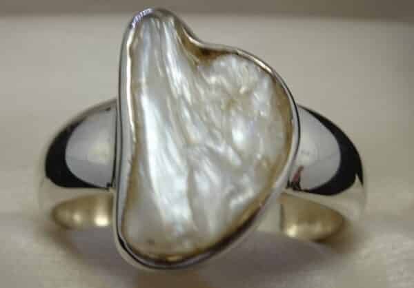 SWA113 LPP NUGGET RING STERLING SILVER
