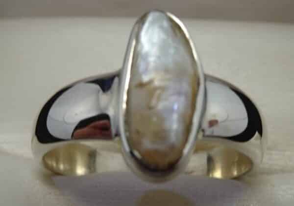 SWA115 LPP NUGGET RING STERLING SILVER